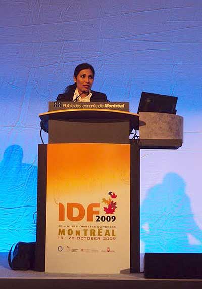 Sunitha Jothydev talking at IDF, Open forum on 