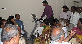 demo of treadmill by Rajeev, Pulse fitness